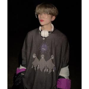 「anown」 長袖ニット M ブラック メンズ