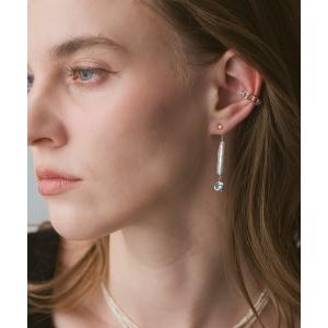 agete（アガット） チャーム K5アメジスト／ラブラドライトピアス