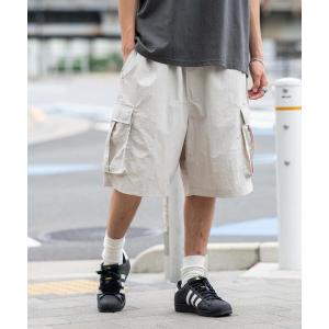 カーゴパンツ WEGO/ナイロンイージーバギーカーゴショーツ メンズ レディース
