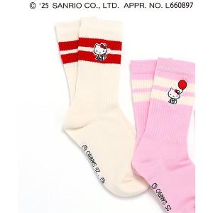 sanrio（サンリオ） 靴下 マイメロディ・クロミ/リボンハイソックス