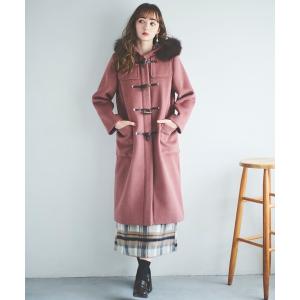 「31 Sons de mode」 ダッフルコート 36 ピンク レディース