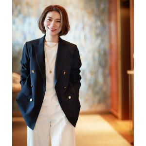 「OPAQUE.CLIP」 テーラードジャケット 40 ダークネイビー レディース