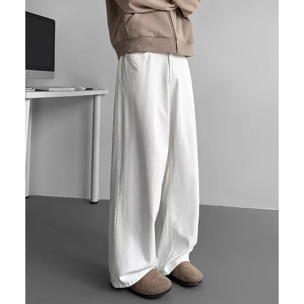 ジーンズ ホワイトルーズデニム メンズ レディース