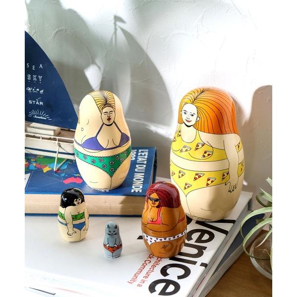 インテリア HAPPY HOT GIRLSマトリョーシカ
