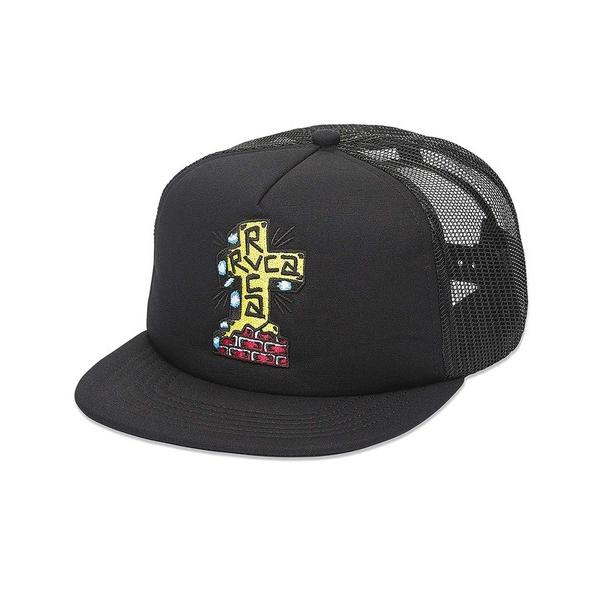 メッシュキャップ キャップ 帽子 RVCA BARBACROSS FOAMY TRUCKER メンズ...