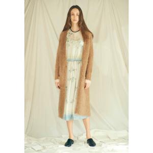 「nesessaire」 ニットカーディガン 38 ブラウン レディース