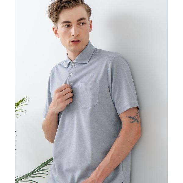 ポロシャツ 「Blue Standard:ブルースタンダード」吸水速乾 イージーケア ピンポイント消...