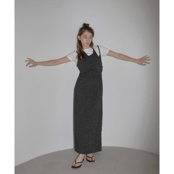 ワンピース 「MINERTE」summer tweed halter neck dress / サマ...