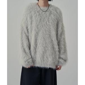 セーター ニット シャギークルーネックニット メンズ レディース