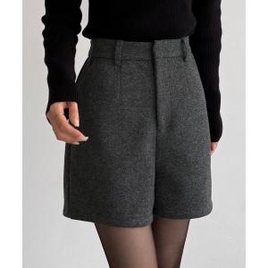 パンツ メルトンショートパンツ レディース