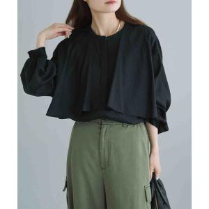 ブラウス シャツ ヨークデザインシアーブラウス ...の商品画像