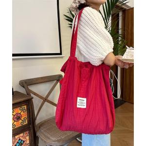トートバッグ Mignonjour/ストライプ巾着トートバッグ M2774 レディース