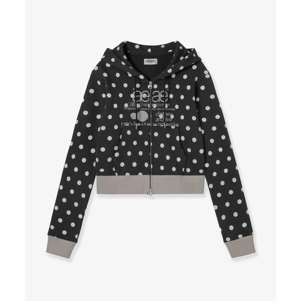 パーカー WEB LOGO CROP HOOD ZIP UP レディース メンズ