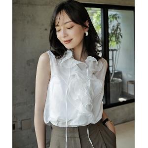 anuans（アニュアンス） ブラウス シャツ ヴォランカフスブラウス