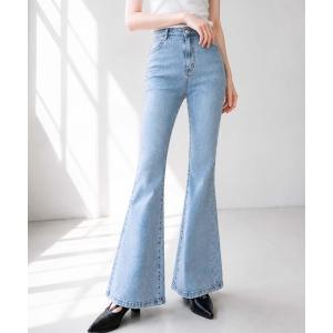 KsG ジーンズ デニム デニムパンツ ワイドレッグベルトデザインデニム