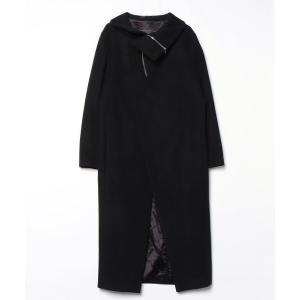 「ato」 ステンカラーコート 48 ブラック メンズ