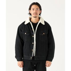 ブルゾン アウター 「別注」Lee  / ブラック デニム ストームライダー メンズ