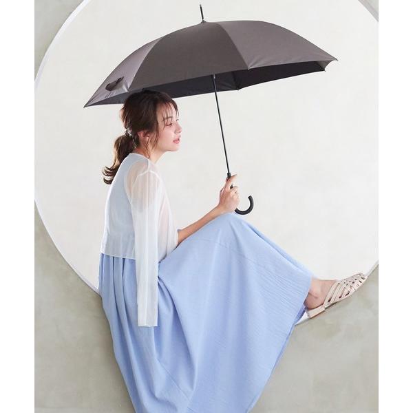 傘 完全遮光 UVカット率100% 晴雨兼用 軽量スリム ジャンプ傘 makez. マケズ 無地 親...