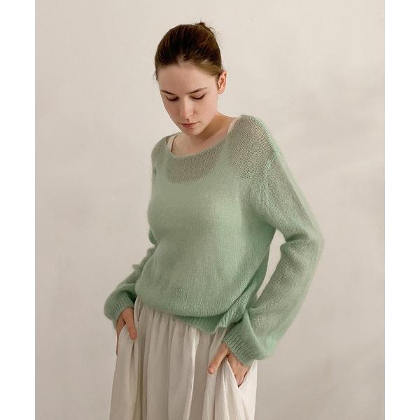 ニット セーター DECADE CLASSIC シアーニットプルオーバー (SS) レディース