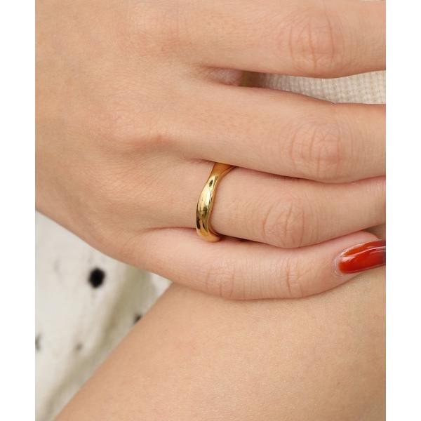 指輪 リング ニュアンスウェーブリング 指輪 重ね付け シルバー ゴールド メンズ レディース