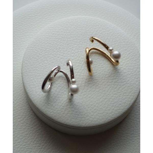 アレルギー対応 イヤーカフ 「felice」Luna ear cuff レディース