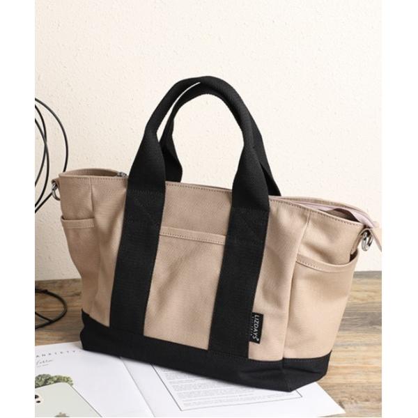 トートバッグ 軽量2WAYキャンバストートバッグ レディース
