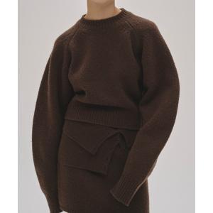 ニット セーター Wool 100% Raglan Knit レディース