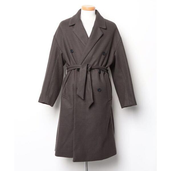 「ADMIX/ATELIER SAB MEN」 トレンチコート 50 チャコールグレー メンズ