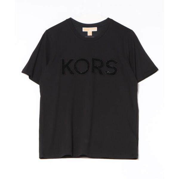 tシャツ KORS シークイン クラシック Tシャツ レディース