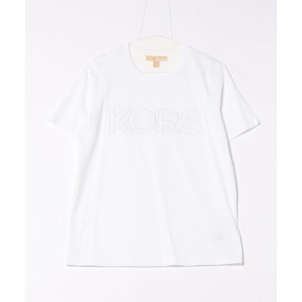 tシャツ KORS シークイン クラシック Tシャツ レディース