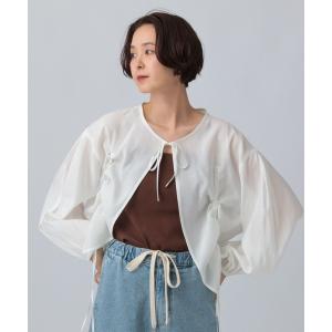 ブラウス シャツ シャーリングリボンブラウス　497157 レディース｜ZOZOTOWN Yahoo!店