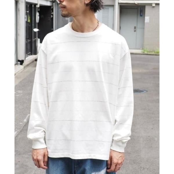 tシャツ 吸水速乾 クイックドライ スラブ ボーダー Tシャツ メンズ