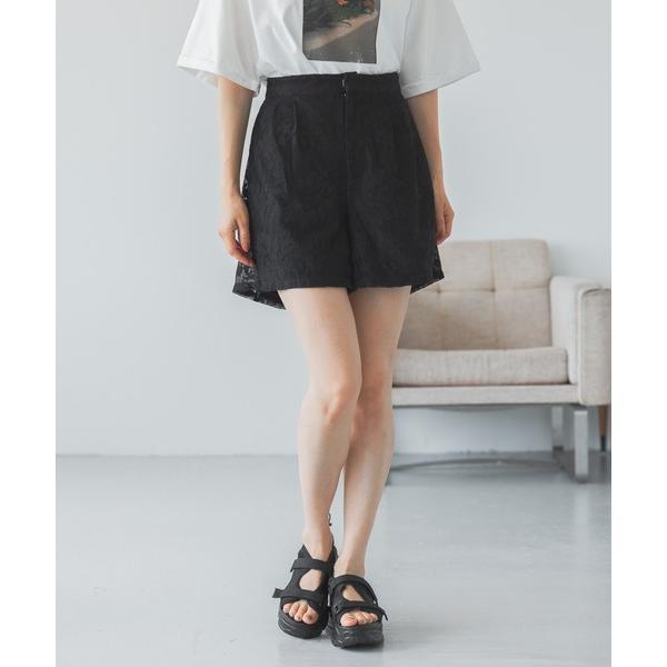 パンツ 「セットアップ着用可」レーシーショートパンツ 574581 レディース