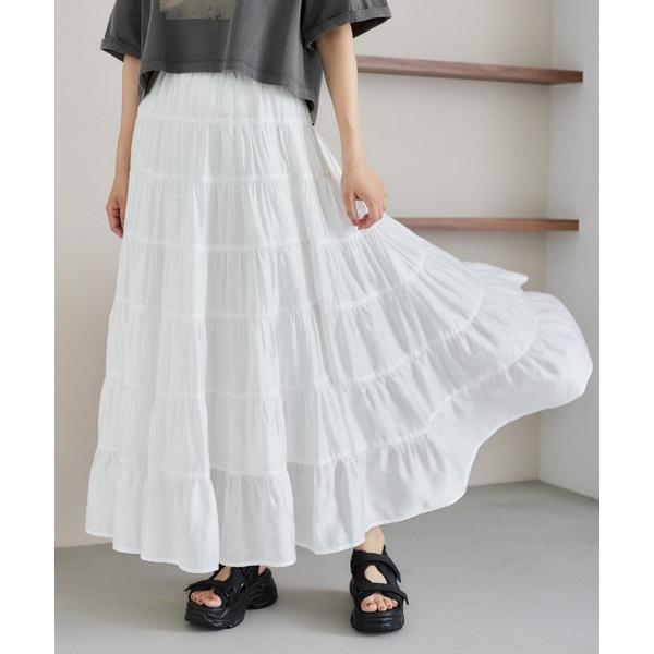 スカート ボリュームティアードスカート  574453