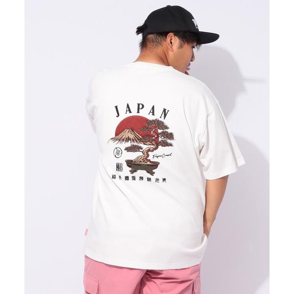 tシャツ POWER TO THE PEOPLE (パワートゥザピープル) 盆栽 刺繍 半袖Tシャツ...