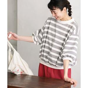 tシャツ 半袖 ナチュラル派のための、ハズさない！おちゃめボーダーTシャツ レディース