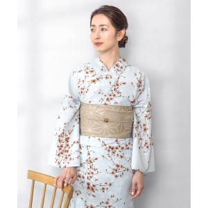 浴衣 “初心者でもプロの着姿”新二部式 セパレート浴衣3点セット（上衣・下衣・おはしょり布＋帯＋伊達締)「SOUBIEN」 レディース