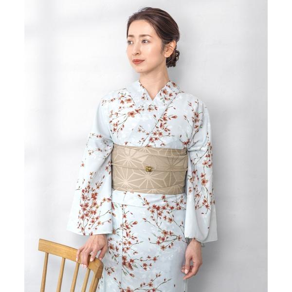 浴衣 “初心者でもプロの着姿”新二部式 セパレート浴衣3点セット（上衣・下衣・おはしょり布＋帯＋伊達...