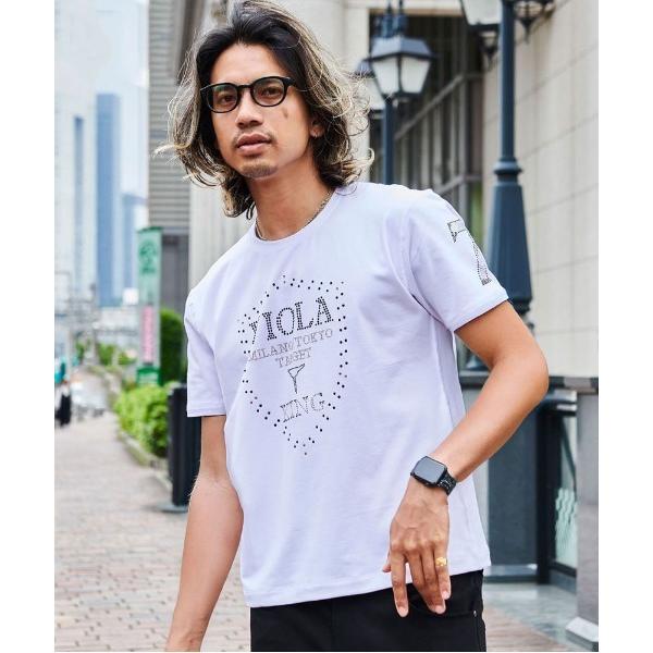 tシャツ 「VIOLA rumore/ヴィオラ ルモーレ」裏使いクルー半袖Tシャツ メンズ レディー...