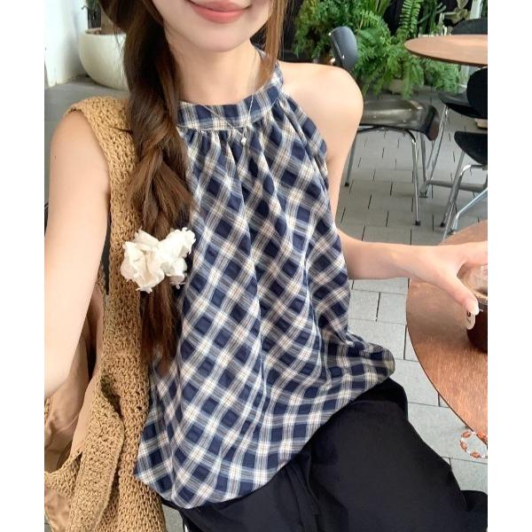 tシャツ ホルターネックトップス レディース