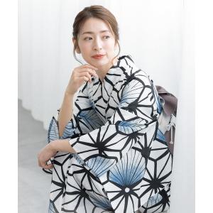 浴衣 「floro by SOUBIEN」浴衣2点セット （浴衣＋半幅帯) レディース