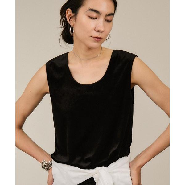 タンクトップ ノースリーブ トリアセベロア前後2WAYノースリーブ/タンクトップ / セットアップ対...