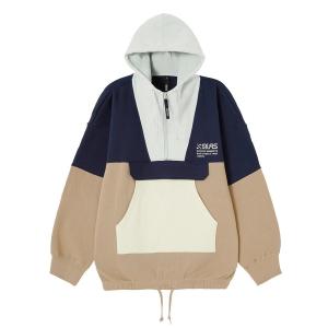 「SILAS」 プルオーバーパーカー X-LARGE ベージュ メンズ