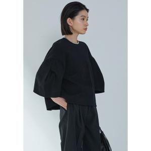 コットンサッカーランタンブラウス