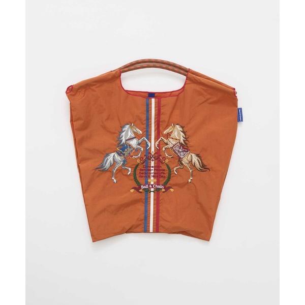 トートバッグ 「Ball＆Chain/ボールアンドチェーン」TWO.HORSES-ORANGE/トー...