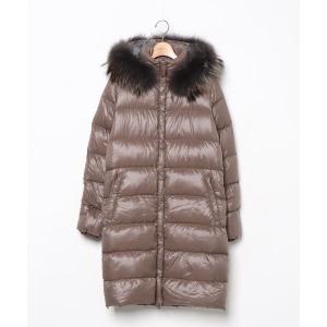 「DUVETICA」 ダウンコート 42 ブラウン レディース