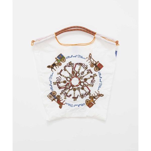 トートバッグ 「Ball＆Chain/ボールアンドチェーン」KEY ＆ CARRIAGE-WHITE...