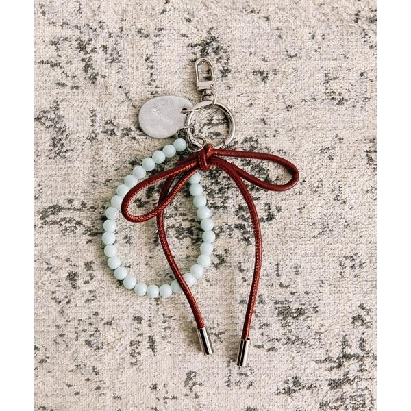 キーホルダー BEAURE Leather Ribbon チャーム