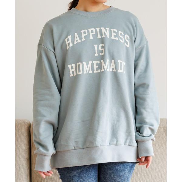 トレーナー スウェット HOMEMADEロゴファミリー裏毛トレーナーパパサイズ メンズ