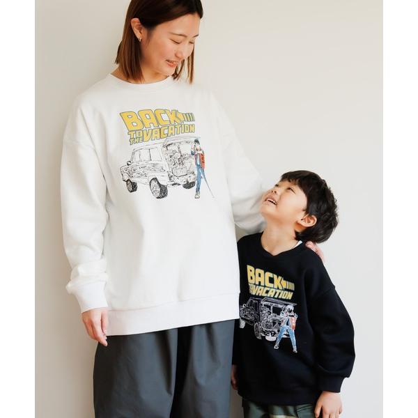 トレーナー スウェット パロディファミリー裏毛トレーナーパパサイズ メンズ